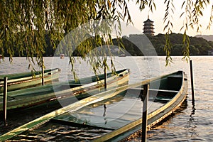 Boats on the West lake