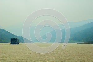 Boats at Yangtze river