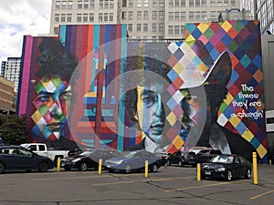 Bob Dylan Mural