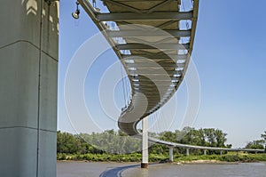 Bob Kerrey Pedestrian Bridge in Omaha, Nebraska photo