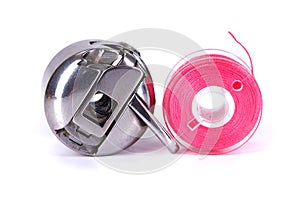 Bobbin case and plastic bobbin