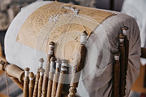 Bobbin lace equipment for handmade craft