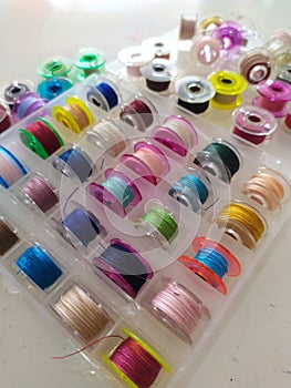 Bobbin Spool Threads in Box