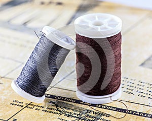 Bobbins and sewing instructions