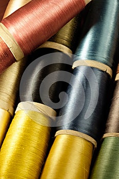 Bobbins silk thread