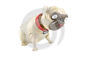 Bobble-head toy pug dog