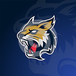 Bobcat-Lynx Wildcat Logo Mascot for sport team