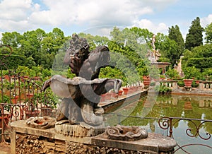 Boboli gardens in Florence, Italy