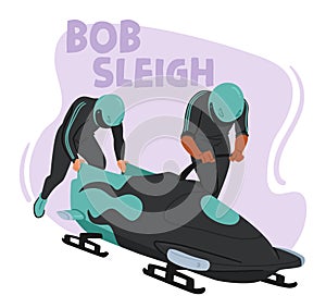 Bobsleigh, A Thrilling Winter Sport, Involves Teams Of Athletes Racing Down Narrow, Icy Tracks In Aerodynamic Sled