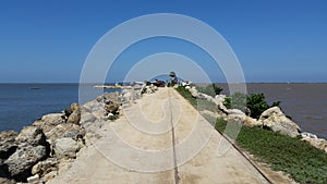 Bocas de Ceniza Magdalena river flows into the Caribbean sea 2 photo