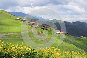 Bochorna village. Tusheti region (Georgia)