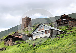 Bochorna village. Tusheti region (Georgia)