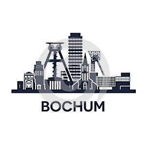 Bochum City Skyline