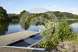 (deutschland) ein Fluss Kommen Schloss 