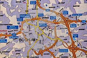Bochum, Germany, on a road m