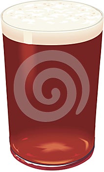 Bock Beer Vector Illustration