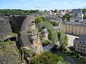 Bock Casemates and The Lower City, UNESCO World Heritage Site in Luxembourg City photo