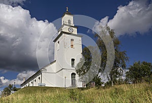 Boda church in the Swedish community Rattvik
