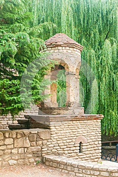 Bodbe Monastery, Sighnaghi, Georgia, Georgian Orthodox monastic complex detail