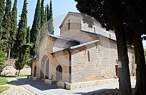 Bodbe Monastery in Sighnagi, the resting place of St. Nino photo