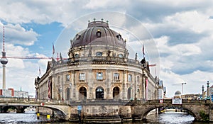 The Bode Museum facade on the Museum Island in Berlin, Germany