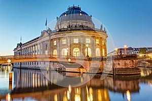 The Bode-Museum in Berlin at dawn