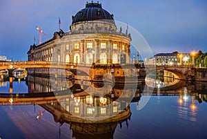The Bode Museum on the Museum Island at dawn