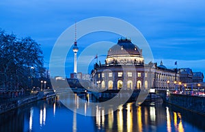 Bode museum located on Berlin, Germany â€“ Stock Image