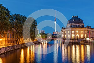 Bode Museum and Television Tower in Berlin