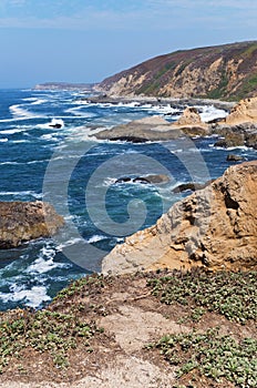 Bodega Head Rocky Coast Horizon