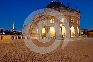 Bodemuseum with Television Tower