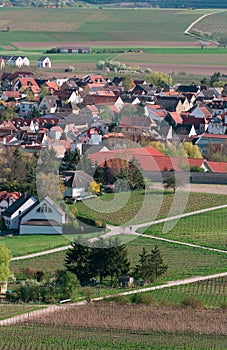 Bodenheim, a beautiful town in Rhineland, Germany