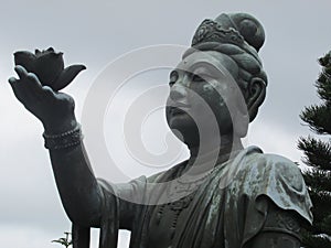 Bodhisattva - Chinese statue