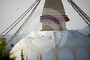 Bodhnath Stupa in Nepal