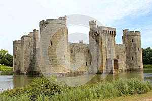 Bodiam Castle in East Sussex