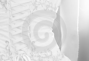 Bodice bridal gown photo