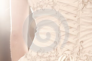 Bodice bridal gown photo