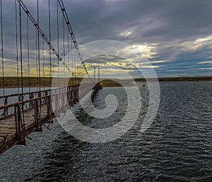 Bodie Creek Suspension Bridge