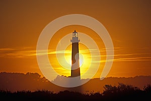 Bodie Island Lighthouse and Visitors Center on Cape Hatteras National Seashore, NC