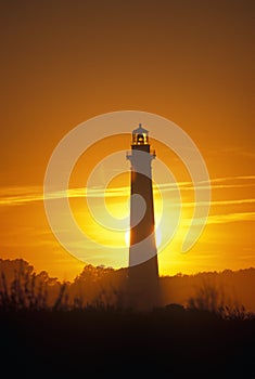 Bodie Island Lighthouse and Visitors Center on Cape Hatteras National Seashore, NC