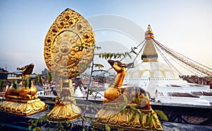 Bodnath stupa in Kathmandu