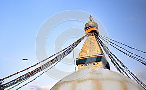 Bodnath stupa in Kathmandu