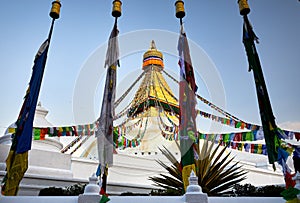 Bodnath stupa in Kathmandu