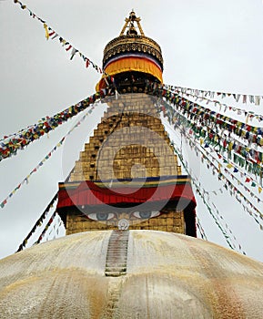 Bodnath stupa in Nepal, Katmandu
