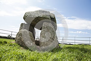 Bodowyr Burial Chamber in wales