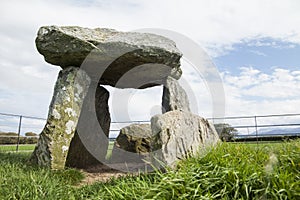 Bodowyr Burial Chamber in wales