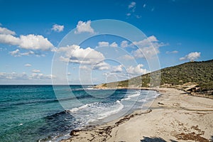 Bodri beach in the Balagne region of Corsica