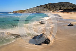 Bodri beach near Ile Rousse in Corsica