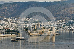 Bodrum Castle, boats, Harbour and views