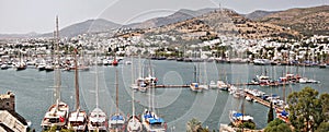 Bodrum Harbor, view from the castle